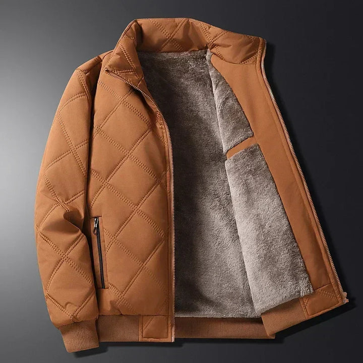 Nolan | Veste avec col montant et motif en losange