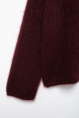 Tess | Pull Bordeaux