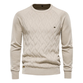 Theodor | Pull pour hommes avec motif en losanges