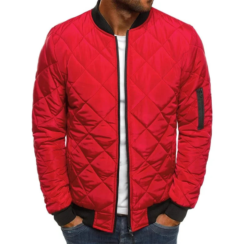Dale | Veste en coton avec motif losange