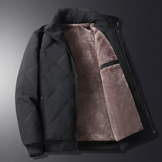 Nolan | Veste avec col montant et motif en losange