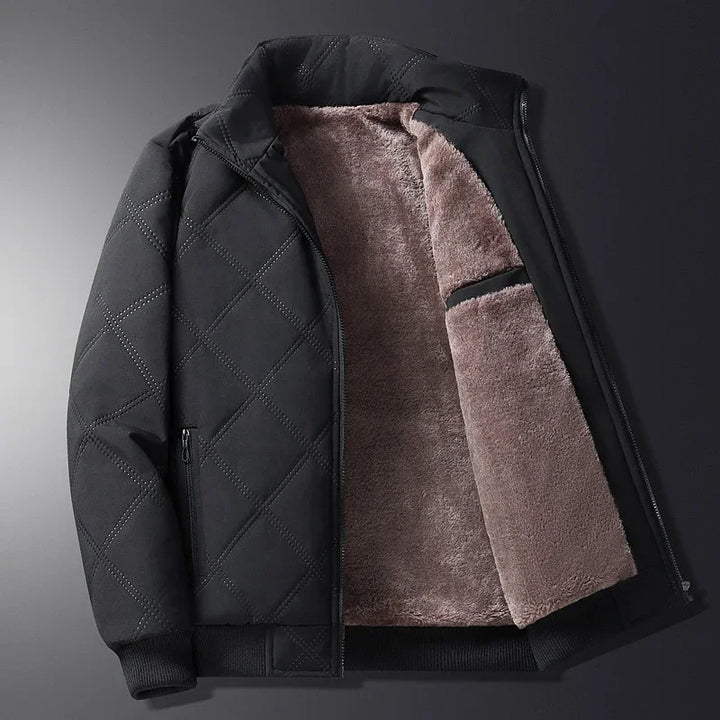 Nolan | Veste avec col montant et motif en losange