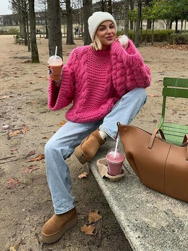 Mikaela | Pull en maille oversize