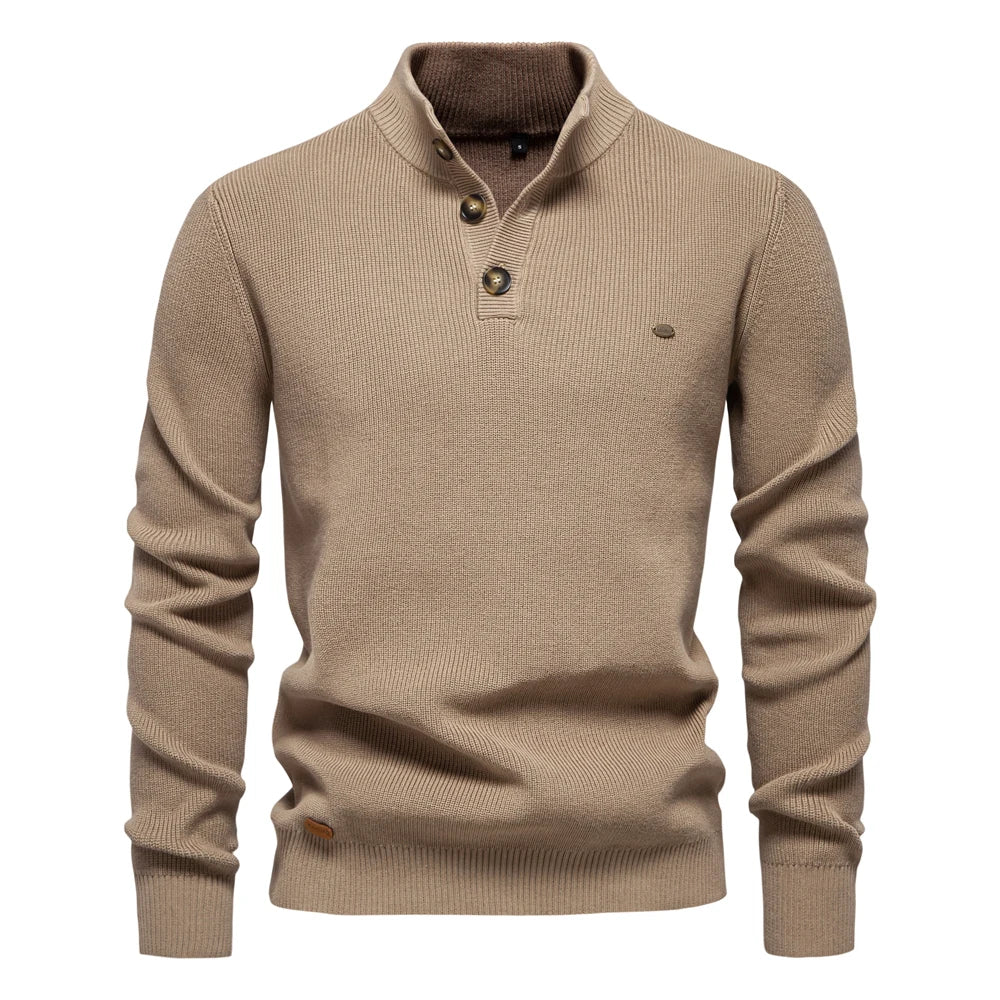 Konrad | Pull pour hommes élégant avec design à boutons