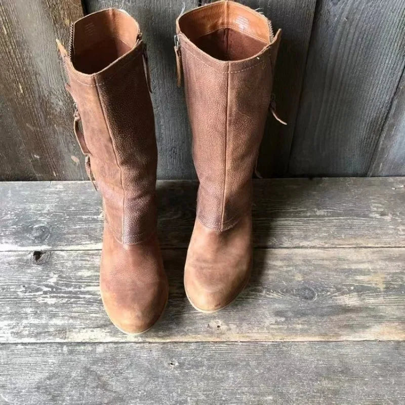 Alma | Bottes vintage mi-mollet