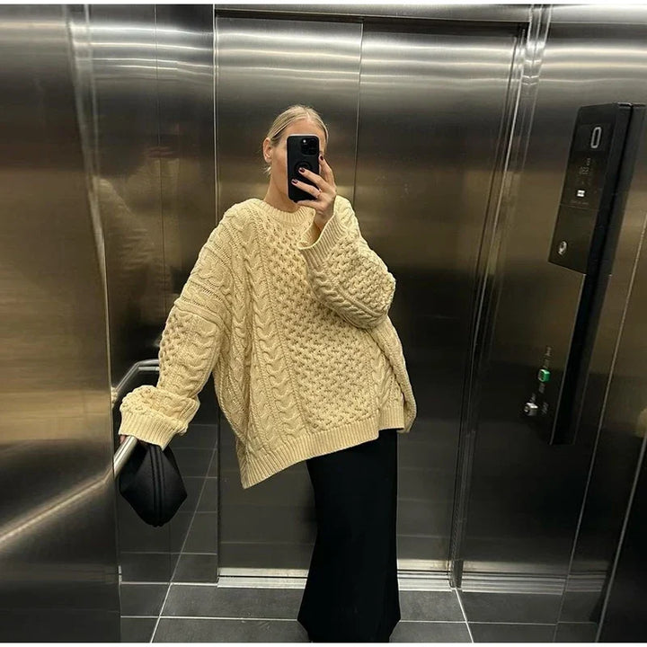 Mikaela | Pull en maille oversize
