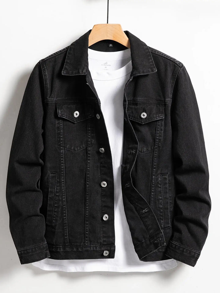 Regan | Veste en Jean à Boutons