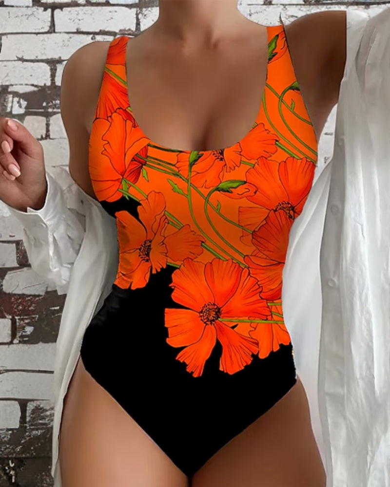 Lucy - Maillot de bain une pièce élégant avec motif floral