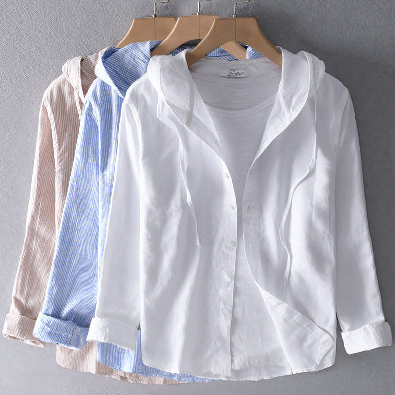 Edith | Blouse légère avec capuche