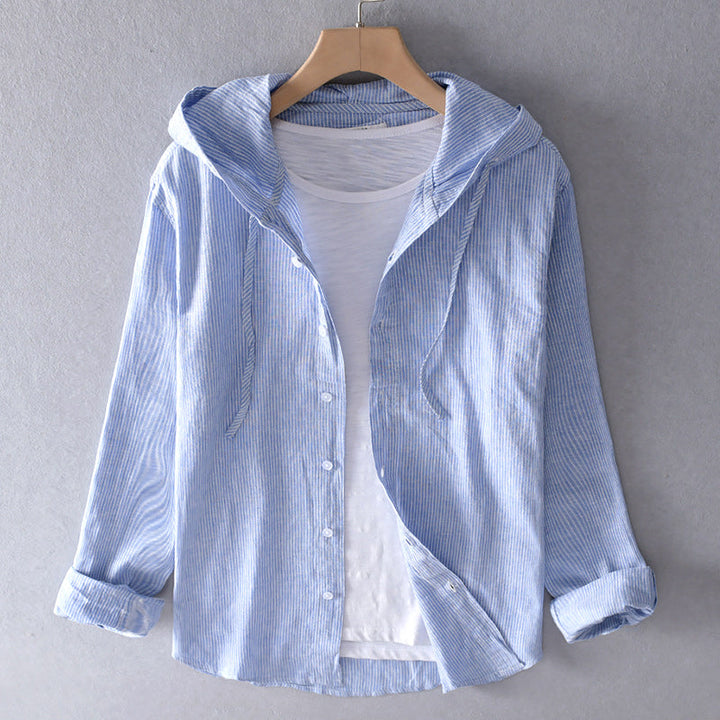Edith | Blouse légère avec capuche