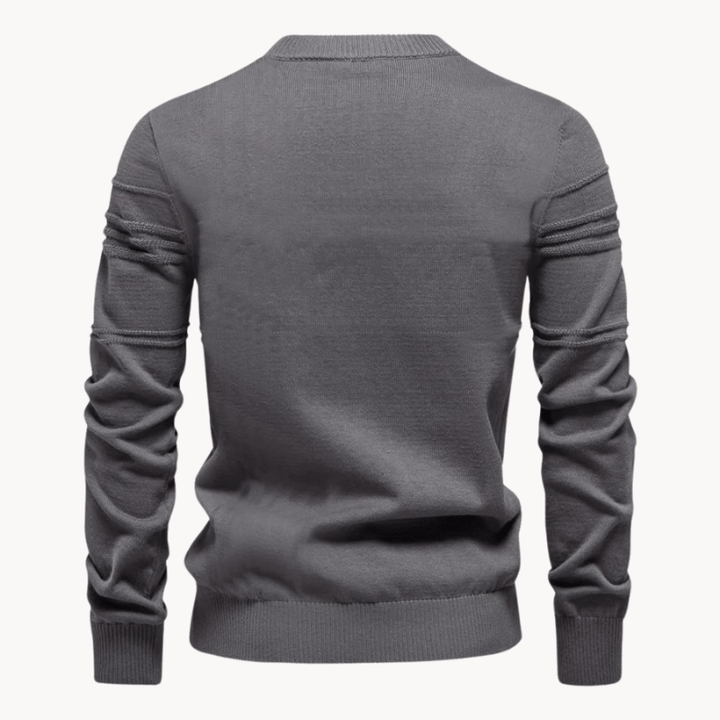 Burkhard | Pull pour hommes élégant avec motif à carreaux