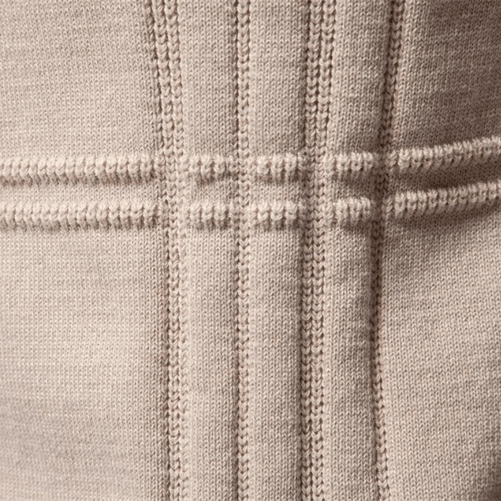 Burkhard | Pull pour hommes élégant avec motif à carreaux