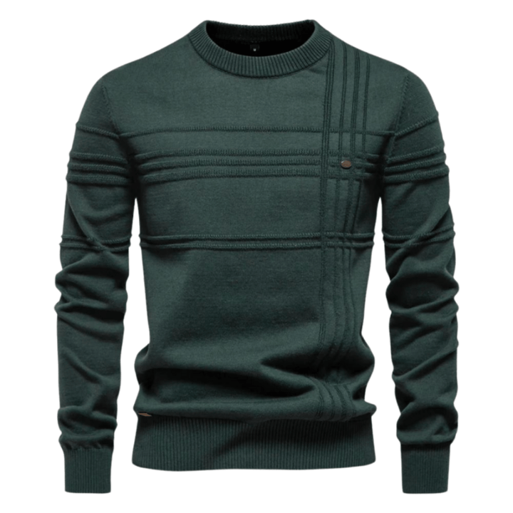 Burkhard | Pull pour hommes élégant avec motif à carreaux