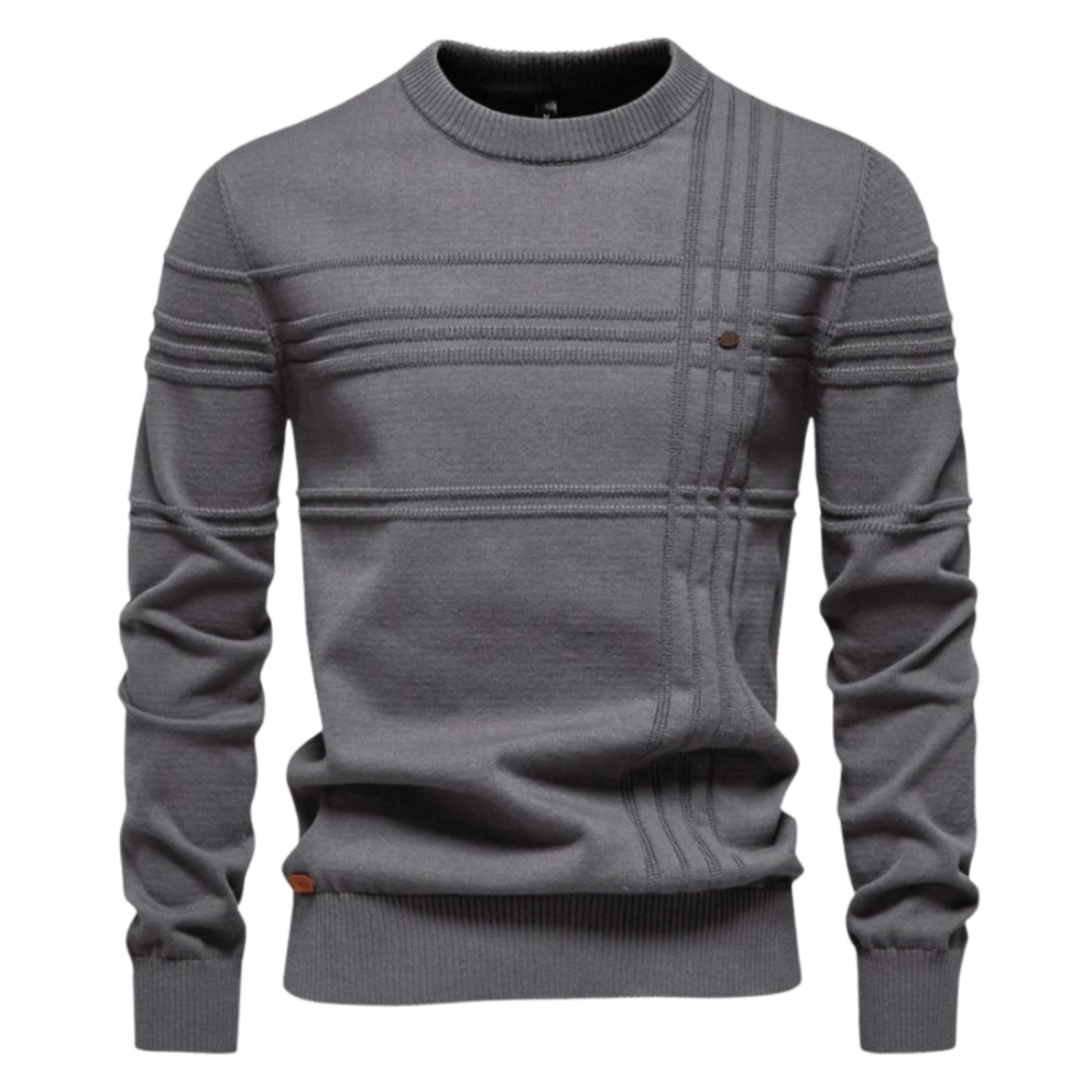 Burkhard | Pull pour hommes élégant avec motif à carreaux