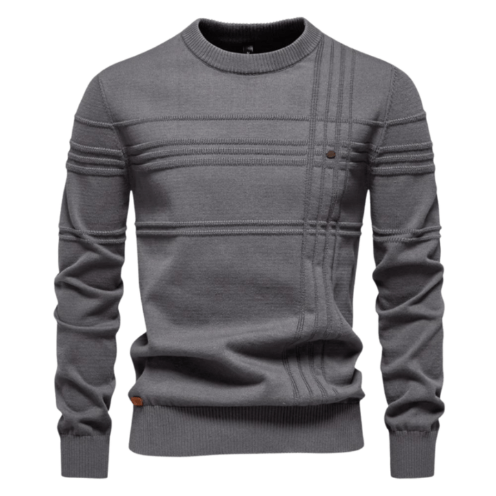 Burkhard | Pull pour hommes élégant avec motif à carreaux