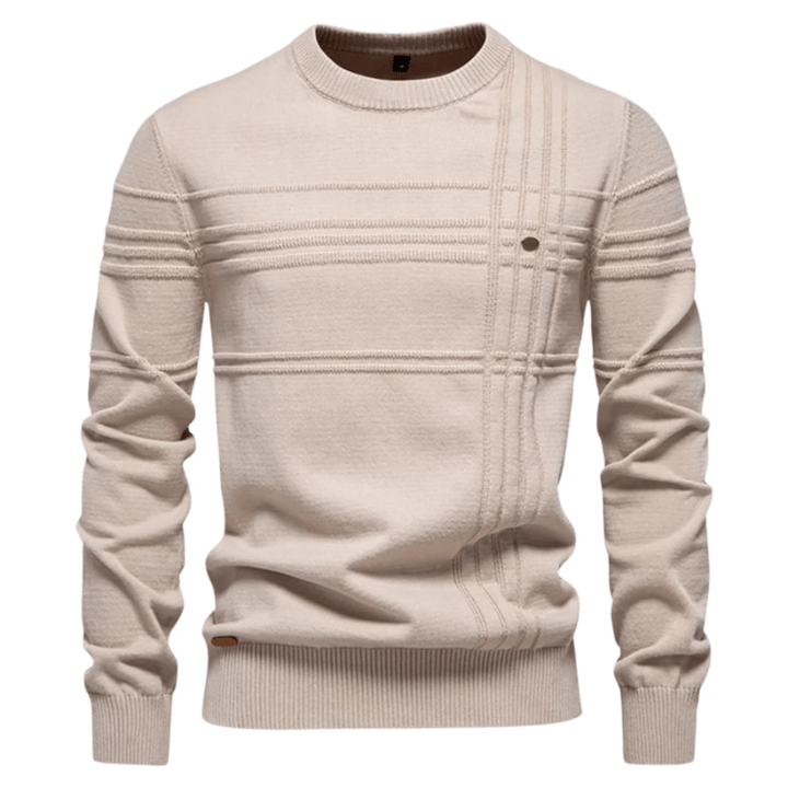 Burkhard | Pull pour hommes élégant avec motif à carreaux