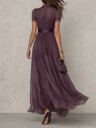Olivia | Robe Maxi Chiffon Élégante Vintage