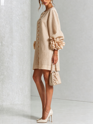 Élodie™ | Robe Élégante à Fleurs