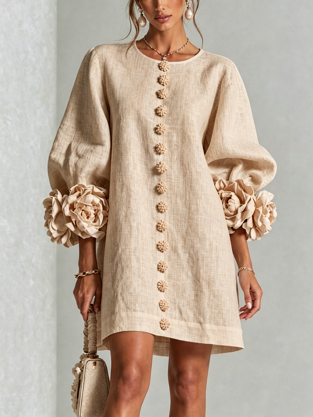 Élodie™ | Robe Élégante à Fleurs