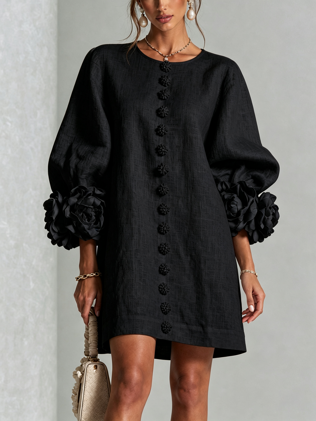 Élodie™ | Robe Élégante à Fleurs