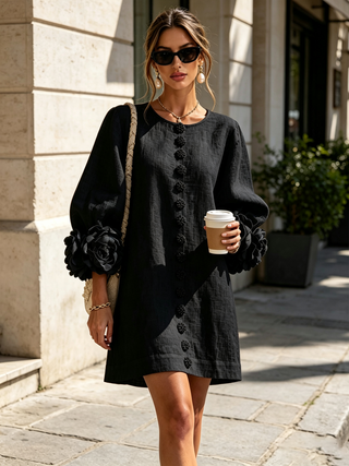 Élodie™ | Robe Élégante à Fleurs