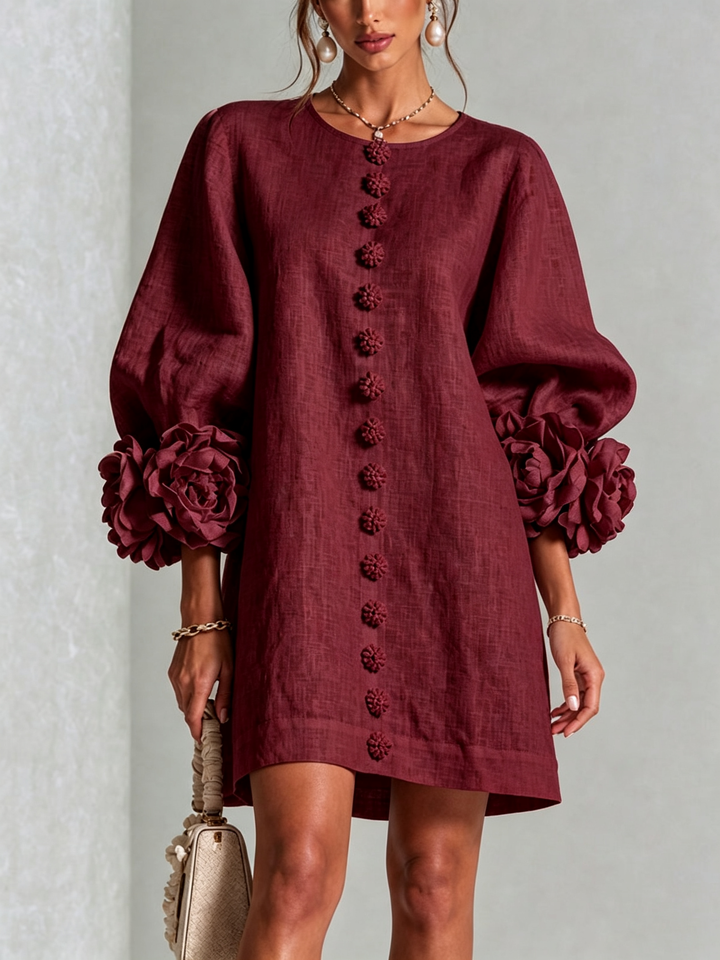 Élodie™ | Robe Élégante à Fleurs