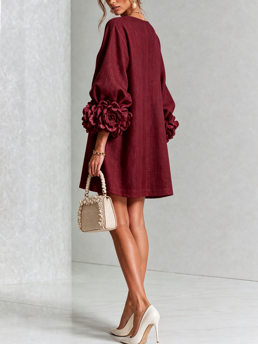 Élodie™ | Robe Élégante à Fleurs