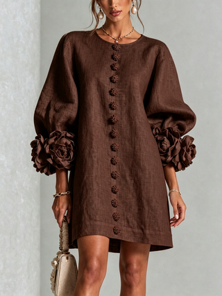 Élodie™ | Robe Élégante à Fleurs