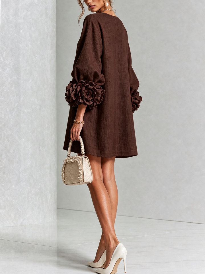Élodie™ | Robe Élégante à Fleurs