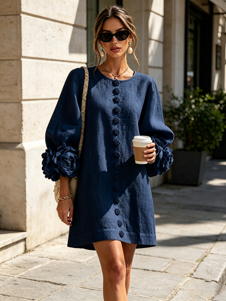 Élodie™ | Robe Élégante à Fleurs