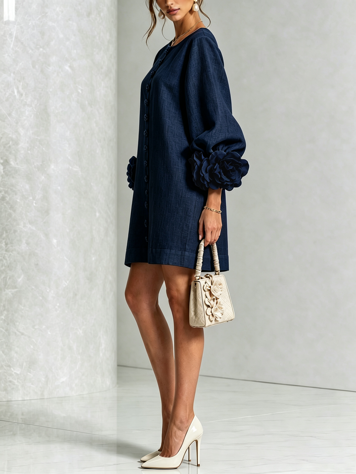 Élodie™ | Robe Élégante à Fleurs