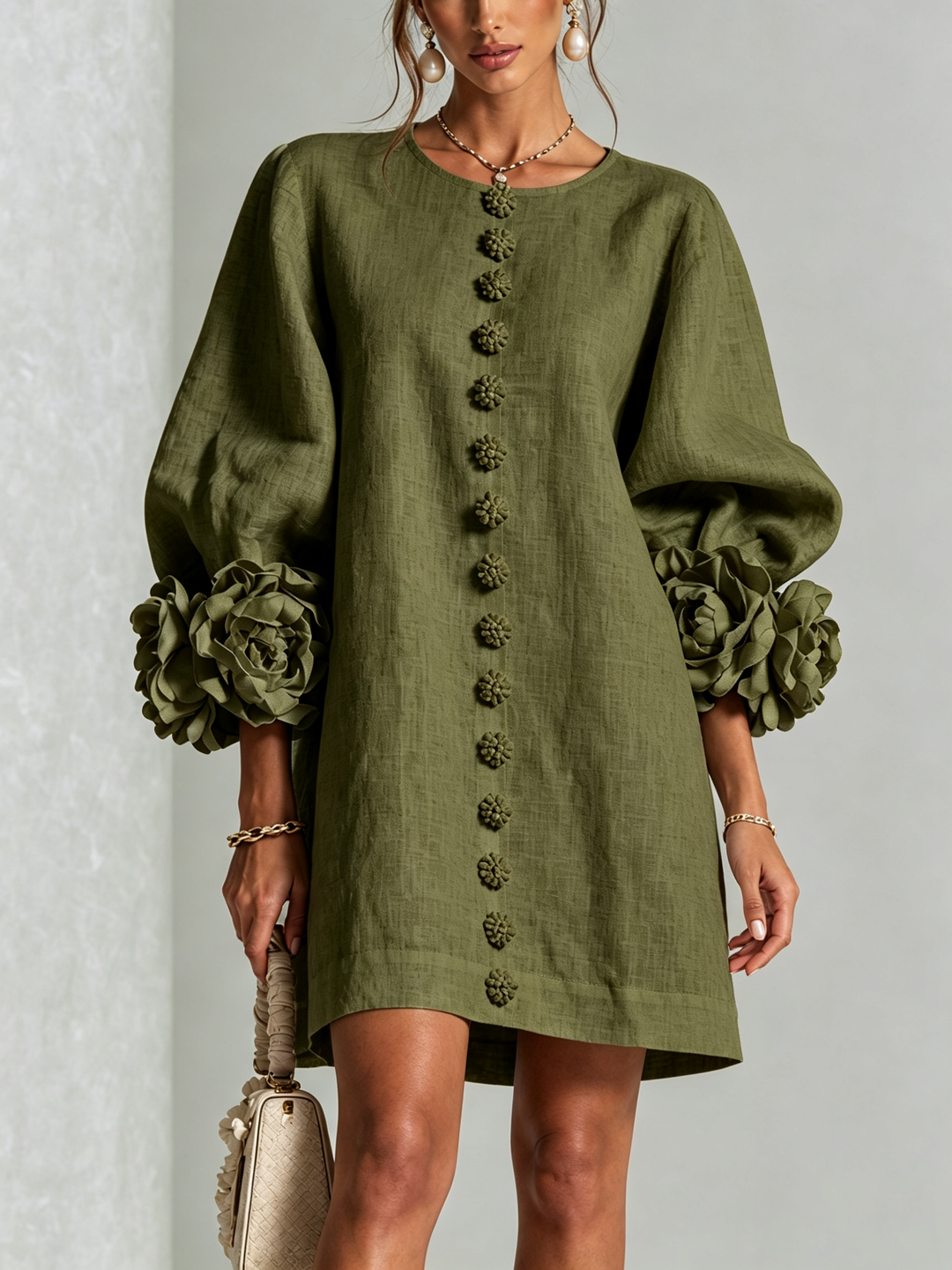 Élodie™ | Robe Élégante à Fleurs