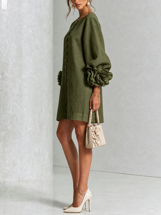 Élodie™ | Robe Élégante à Fleurs