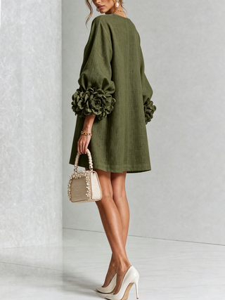 Élodie™ | Robe Élégante à Fleurs