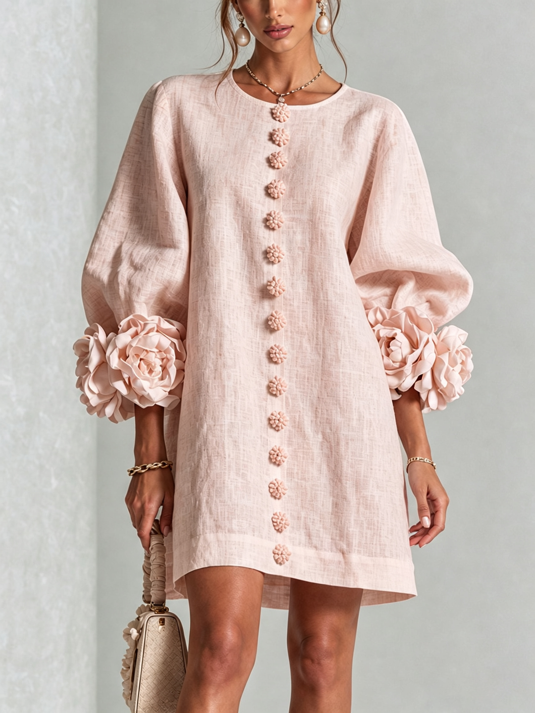 Élodie™ | Robe Élégante à Fleurs
