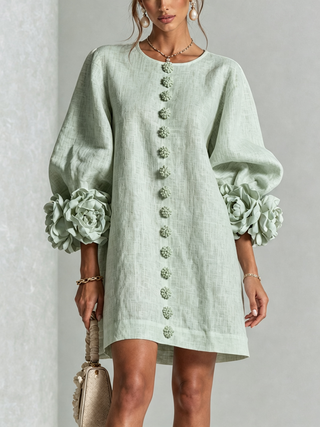 Élodie™ | Robe Élégante à Fleurs