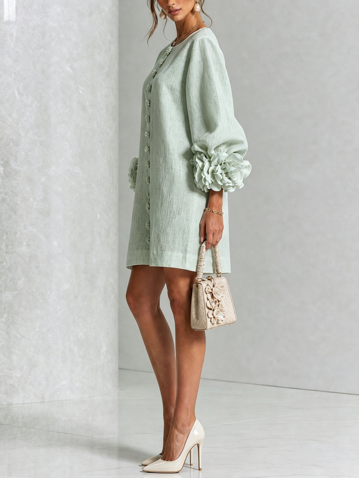 Élodie™ | Robe Élégante à Fleurs