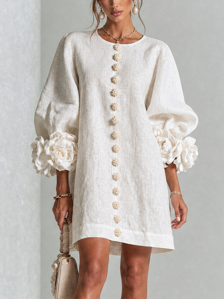 Élodie™ | Robe Élégante à Fleurs