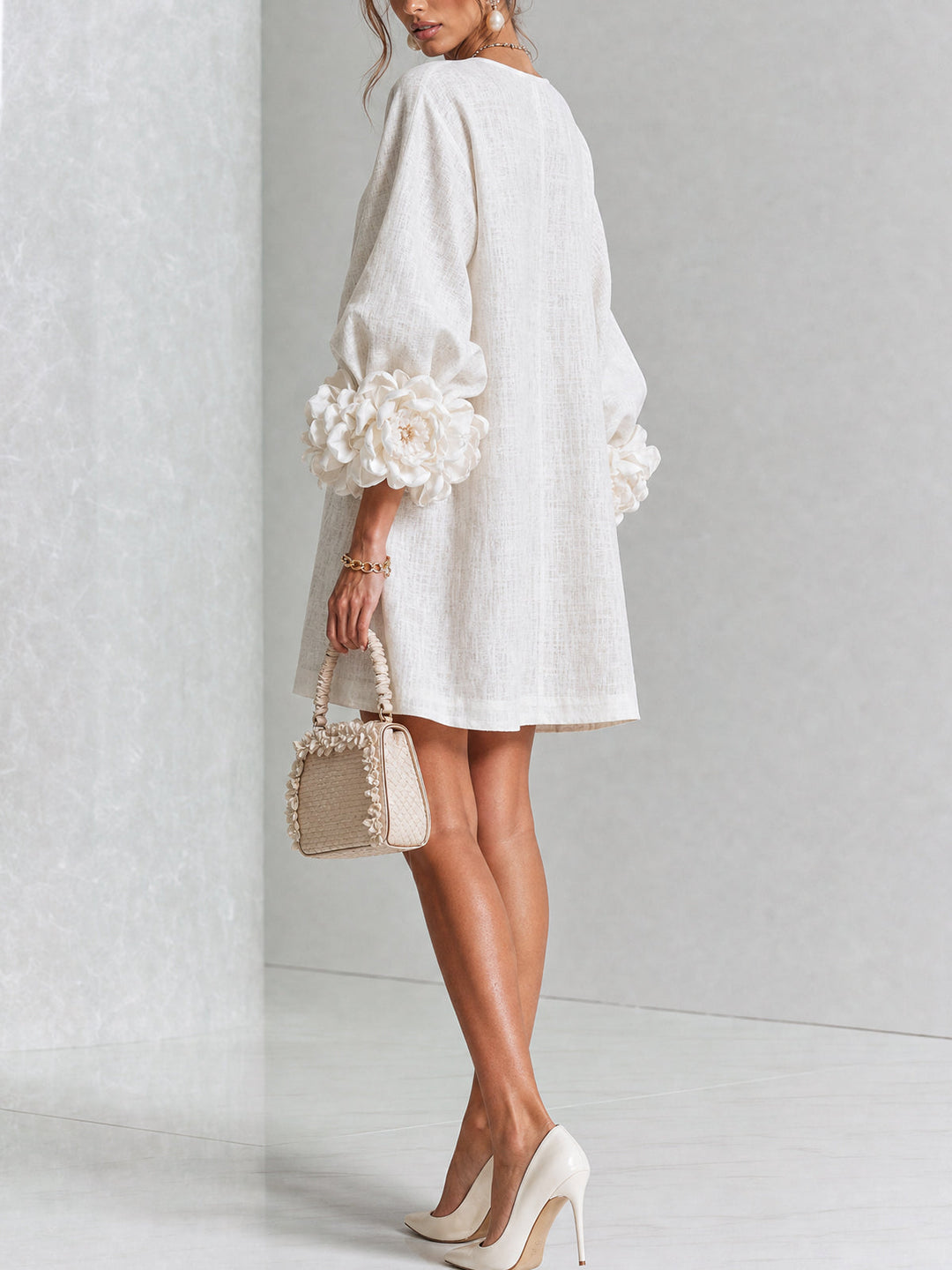 Élodie™ | Robe Élégante à Fleurs