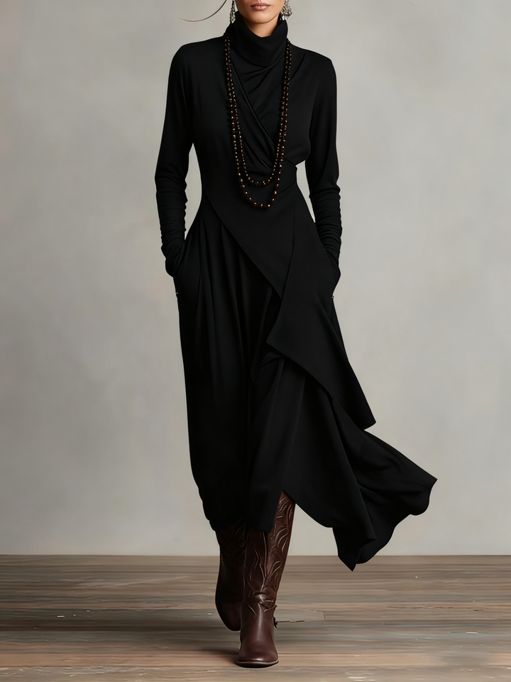 Gaille | Robe Maxi Col Roulé