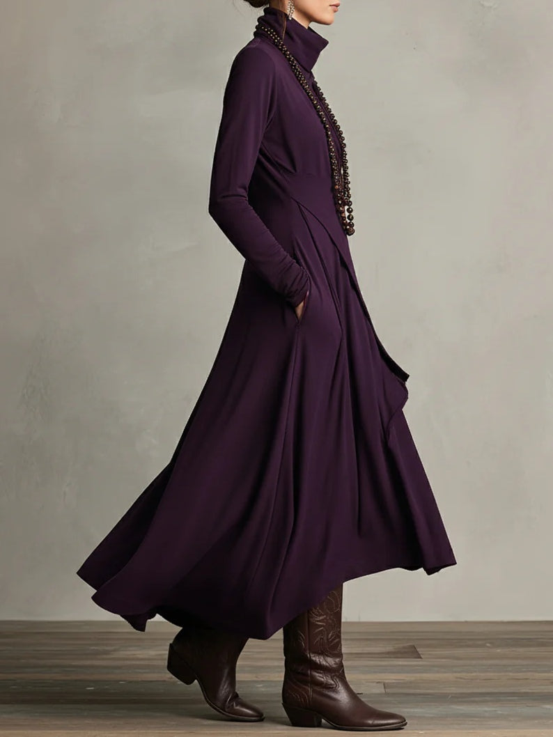 Gaille | Robe Maxi Col Roulé