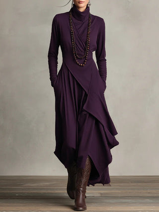 Gaille | Robe Maxi Col Roulé