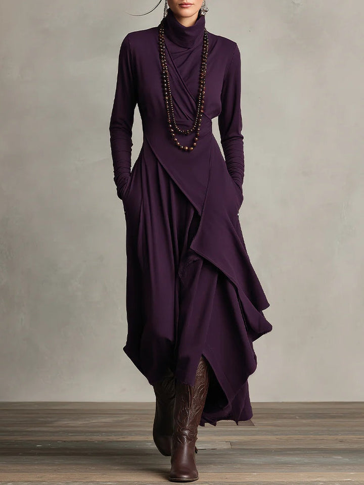Gaille | Robe Maxi Col Roulé