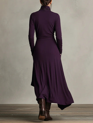Gaille | Robe Maxi Col Roulé