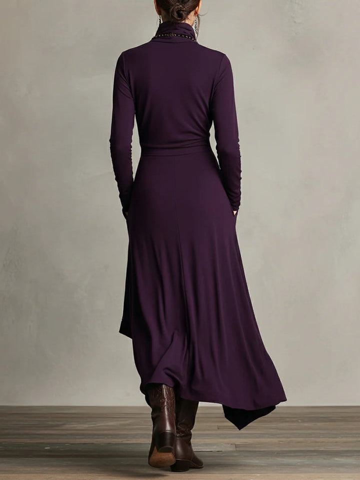 Gaille | Robe Maxi Col Roulé