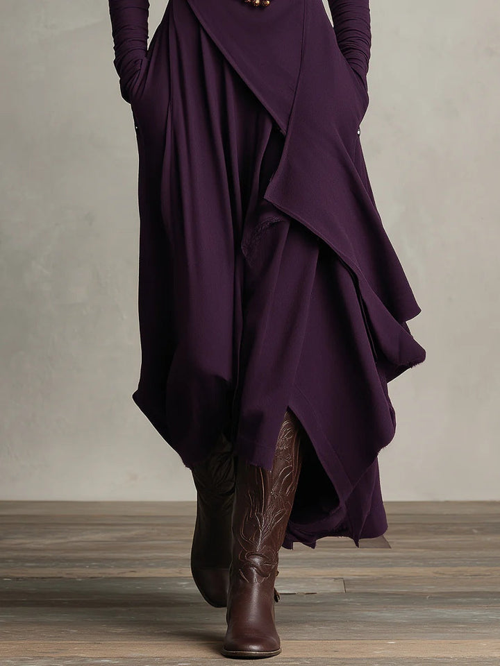 Gaille | Robe Maxi Col Roulé