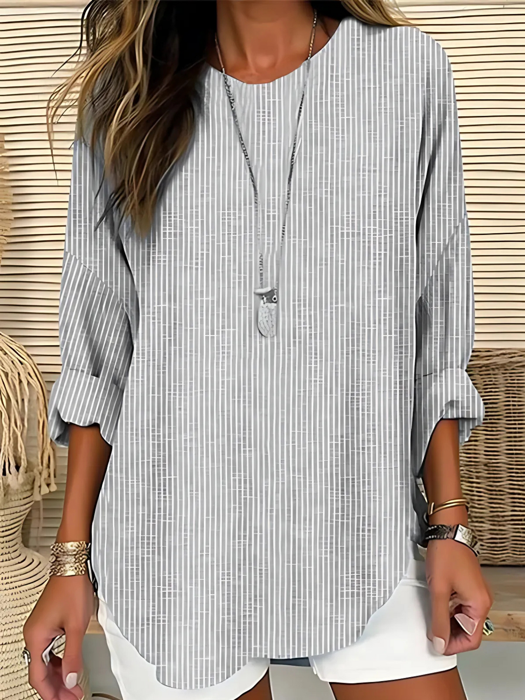 Olivia | Blouse rayée tendance