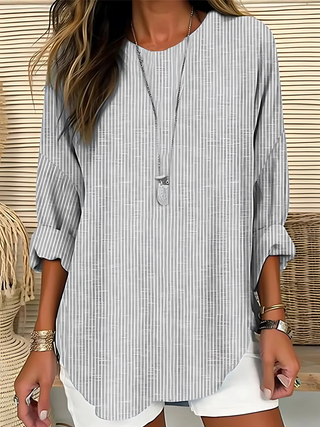 Olivia | Blouse rayée tendance