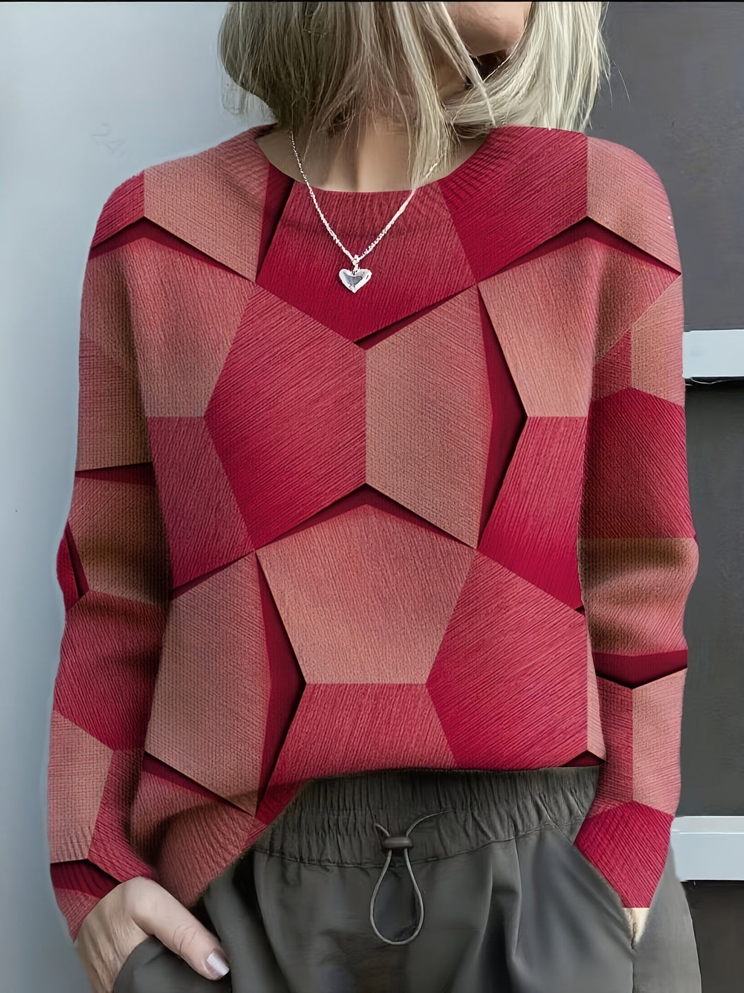 Lolit | Pull en tricot géométrique
