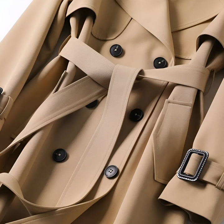 Dinah | Trench-coat double boutonnage avec ceinture